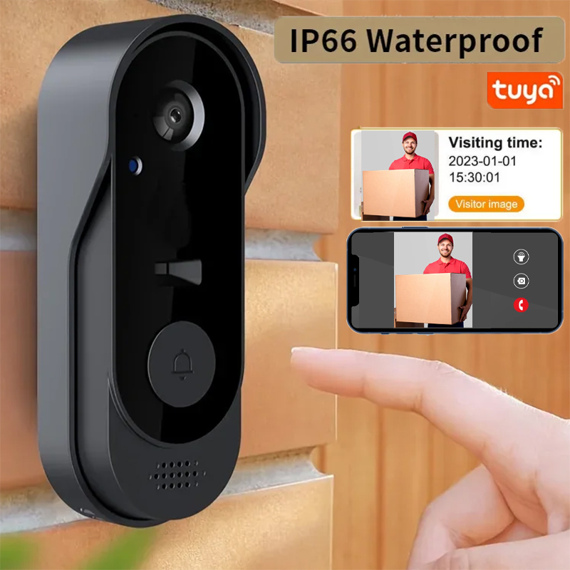 Home Security Bundle - Tuya جرس الباب مع كاميرا حزمة