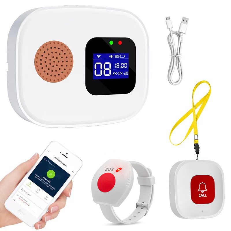 Home Security With Monitoring - زر نداء الطوارئ لكبار السن، نظام