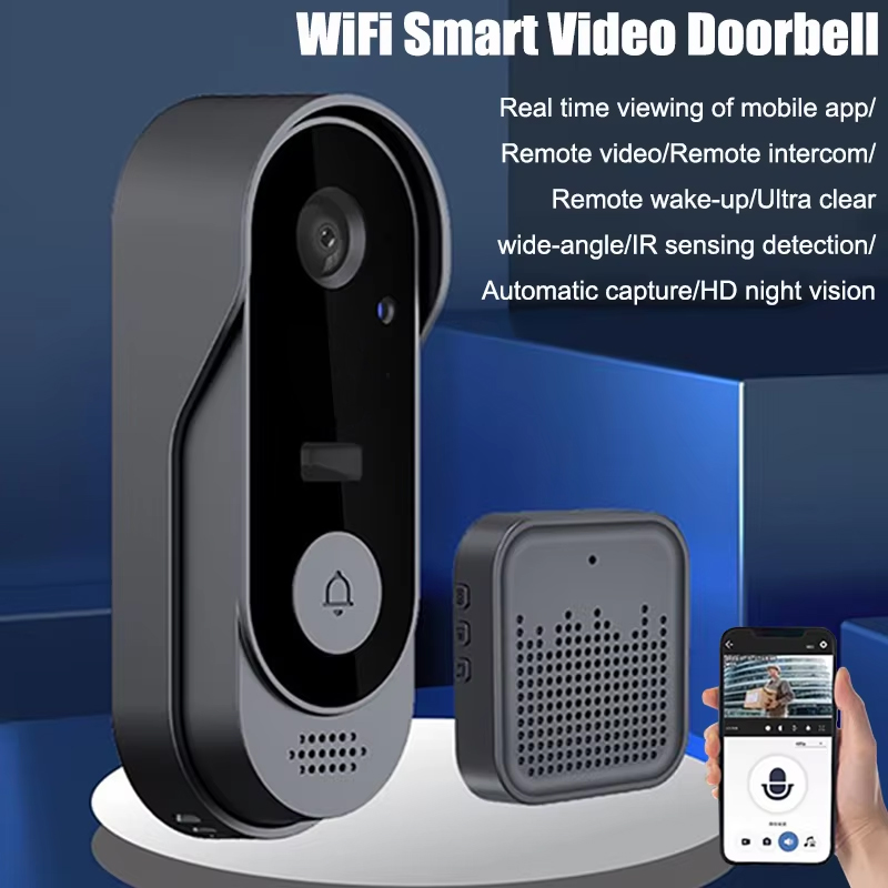 Home Security Bundle - Tuya كاميرا جرس الباب اللاسلكية حزمة