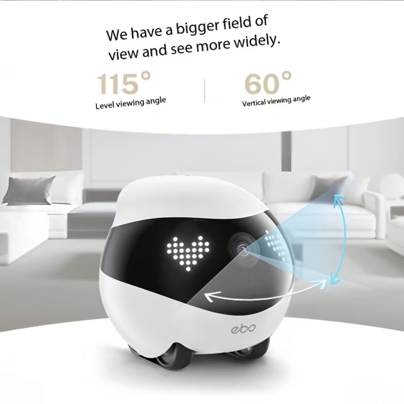 Enabot EBO AIR 2 رفيق روبوت 2K - مراجعة Home Security Robots وسعره