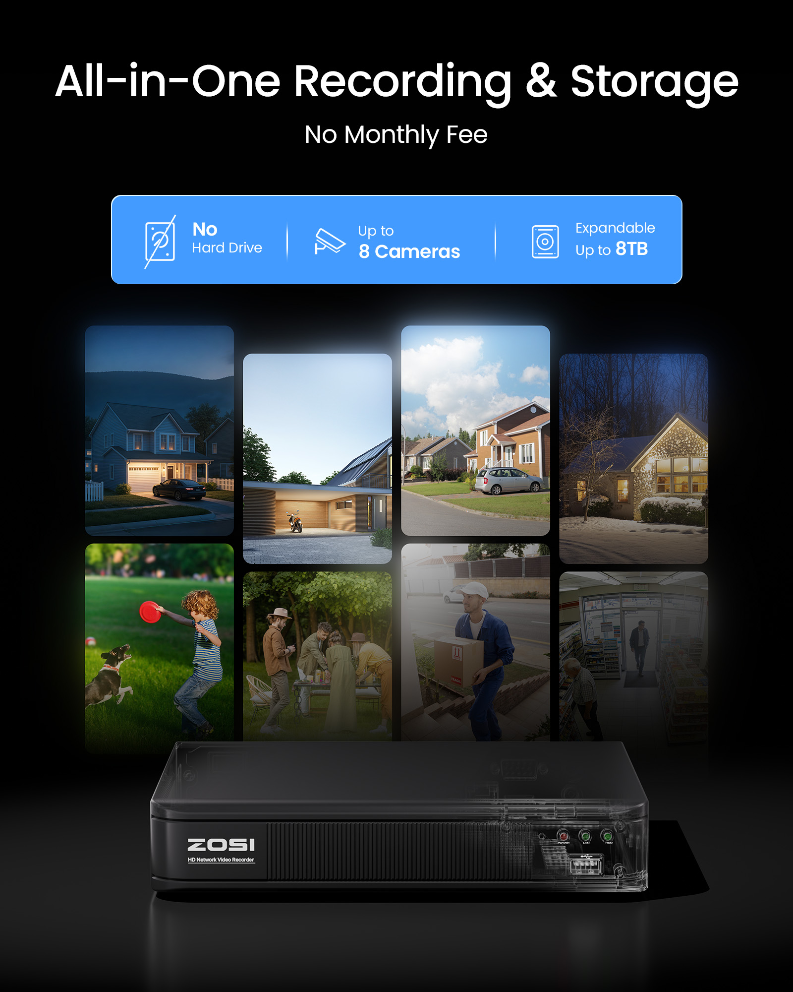 نظام كاميرات مراقبة CCTV سلكي  - مراجعة Home Security With Monitoring وسعره