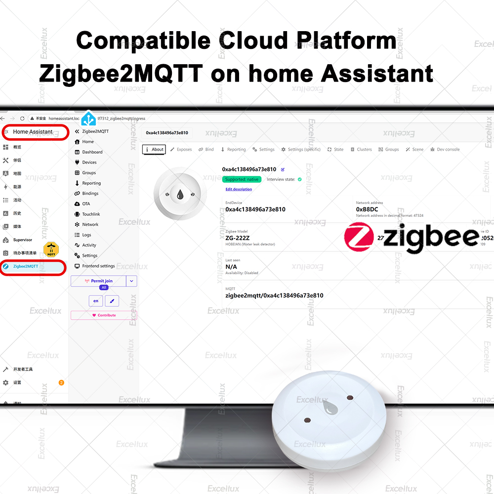 زيجبي كاشف المياه تسرب الاستشع - مراجعة Home Security With Monitoring وسعره