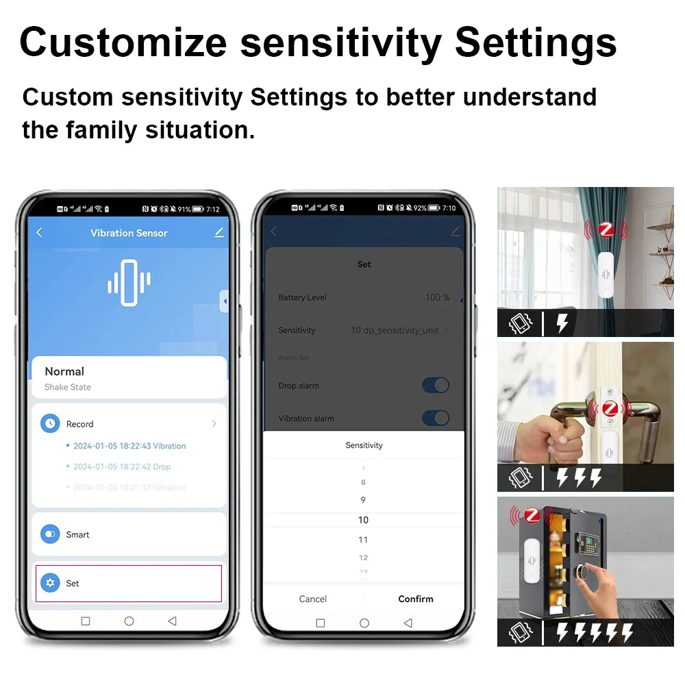 الذكية زيجبي الاهتزاز الاستشعا - مراجعة Home Security With Monitoring وسعره