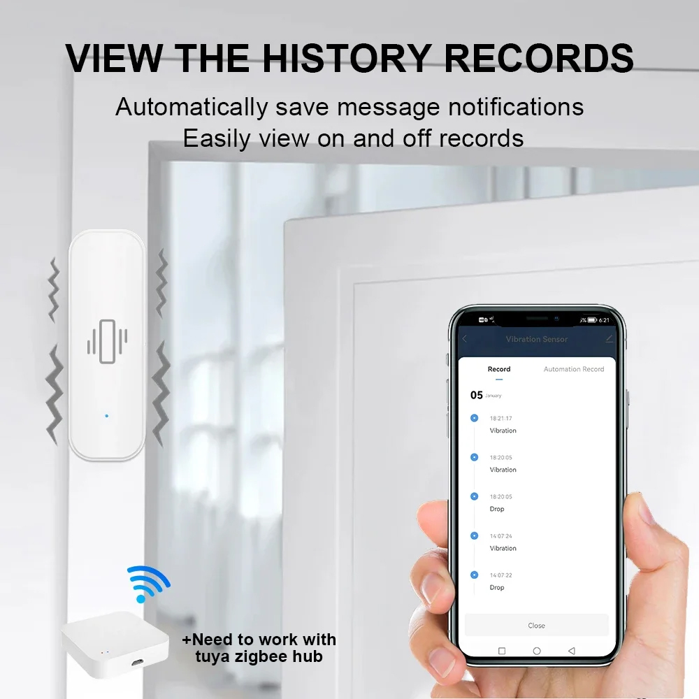 الذكية زيجبي الاهتزاز الاستشعا - مراجعة Home Security With Monitoring وسعره