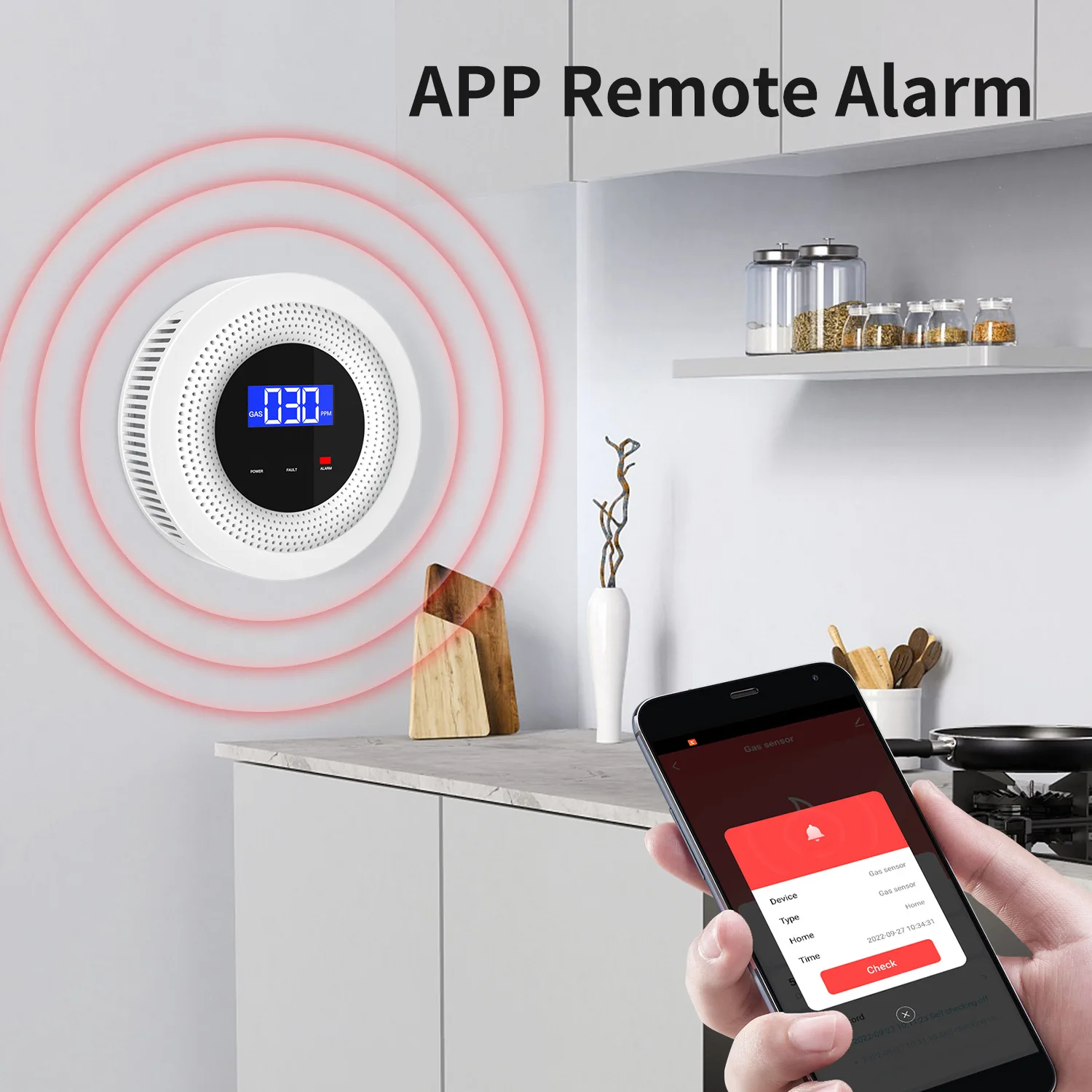 واي فاي كاشف الغاز استشعار تسر - مراجعة Home Security Kitchener وسعره