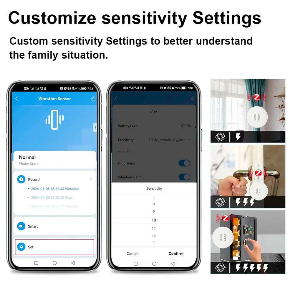 جهاز استشعار الاهتزاز والإمالة - مراجعة Home Security With Monitoring وسعره