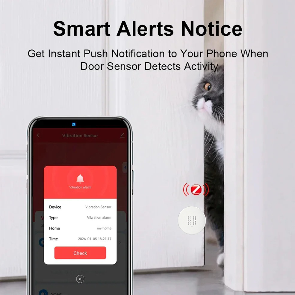 جهاز استشعار الاهتزاز والإمالة - مراجعة Home Security With Monitoring وسعره