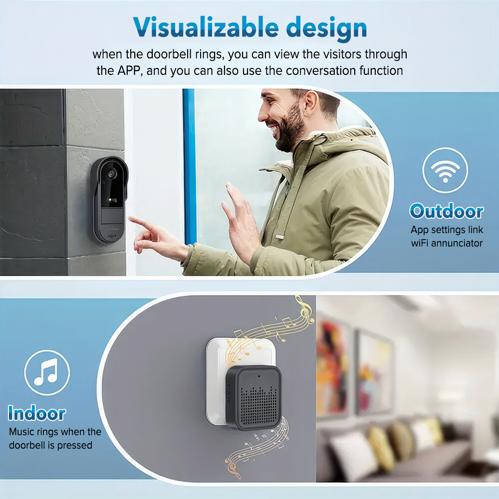 جرس باب ذكي من تويا مع كاميرا  - مراجعة Home Security Bundle وسعره