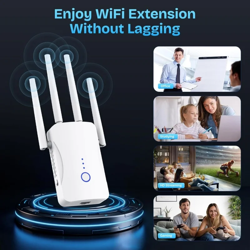 مكرر واي فاي ثنائي النطاق 2.4  - مراجعة Home Security No Wifi وسعره