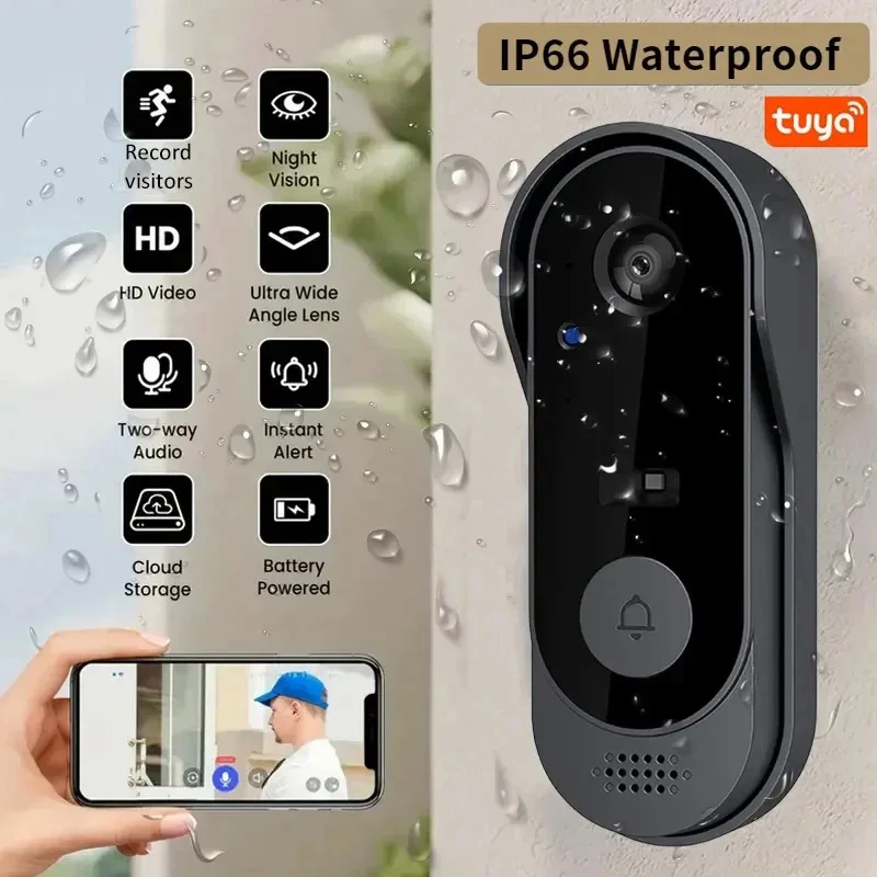 جرس باب ذكي جديد ومتين مع كامي - مراجعة Home Security Bundle وسعره