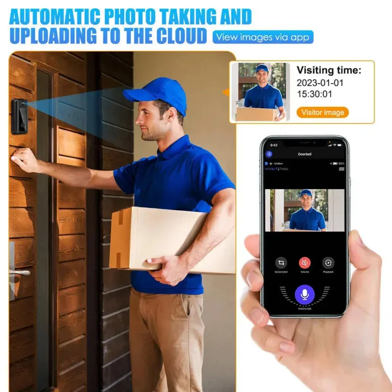 جرس باب ذكي جديد ومتين مع كامي - مراجعة Home Security Bundle وسعره